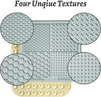 MateeyLife Lick Mat for Dogs & Cats - Gray&Beige / 6"x6" - image 3