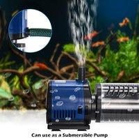 TARARIUM Aquarium Filter Powerful 260GPH for 35-75 Gallon Fish Tank Small Pond Fountain, Wave-Maker Submersible Water Pump Turtle Tank Filter for Saltwater & Freshwater System