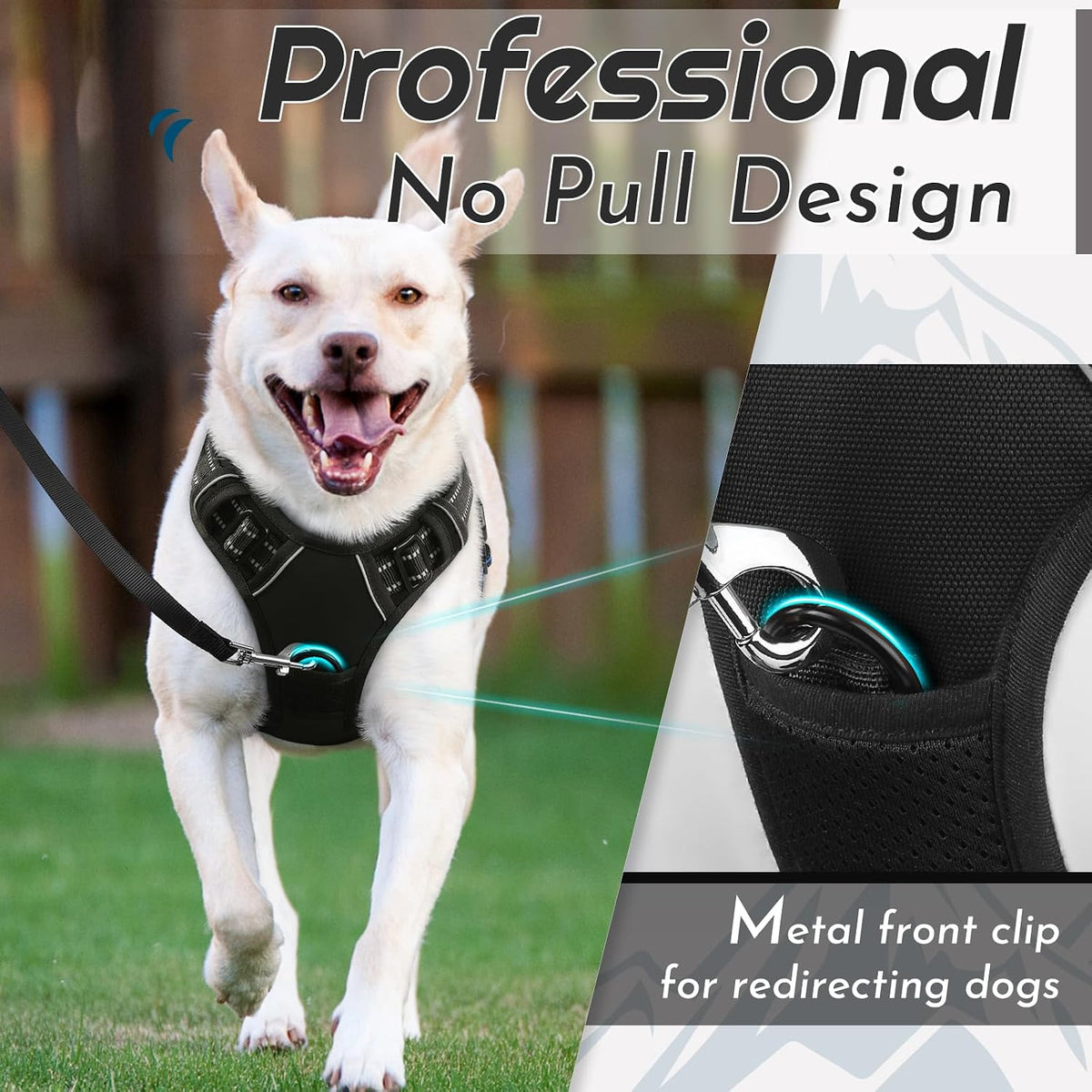 Eagloo Dog Harness for Large Dogs - X-large / Black - image 2