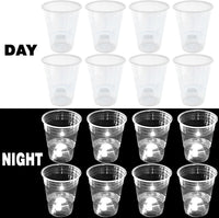mishunyus 24-pack purple LED glow party cups, 16 oz plastic - view 14