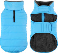 Waterproof Dog Winter Coat - Sky Blue / XS(Chest Girth:8.7-12.6")