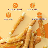 Jungle Calling Chicken Biscuits Dog Treats, Rawhide Free Soft Chewy Treats for Training Rewards,10.6oz