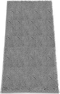 Absorbent Dog Door Mat for Muddy Paws - 60"L x 24"W x 1" Th / Light Grey