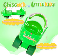 SULIFEEL Kids Adjustable Quad Roller Skates for Girls and Boys – Fun for Kids & Family - Dinosaur Green - image 4