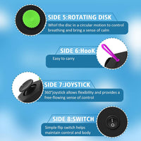 Fidget Dodecagon-12 Sided Fidget Toy Cube for Kids - B2 Black Colorful - image 4