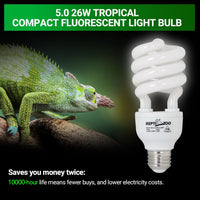 REPTI ZOO UVB Light for Tropical Reptile - 5.0 26W - image 4