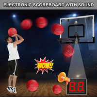 HYES over the door basketball hoop with 24x16 inch backboard and break-away rim - view 11
