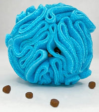 Puppy and Small Breed Snuffle Interactive Foraging Dog Puzzle Ball Toy Blue Small