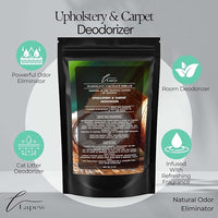 Mahogany Coconut Dream Carpet Freshener Powder: Powerful Odor Eliminator for Home, Upholstery Deodorizer, Carpet Deodorizer, Pet Urine, Cat Litter Box - Mahogany Coconut Dream Fragrance.