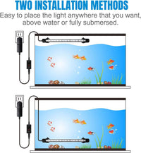 7.5" Color Changing LED Fish Tank Aquarium Submersible Light - image 4