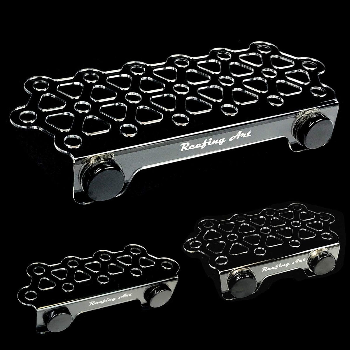 Magnetic Coral Frag Rack Strongest N52 Magnets Holds up to 41 Plugs – Essentials for Fish - Medium Slim