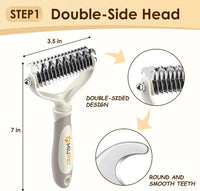 Professional Deshedding Dog Brush Grooming Kits - image 4