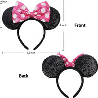 UNSPAZ Mouse Ears Headbands - Pink - image 2