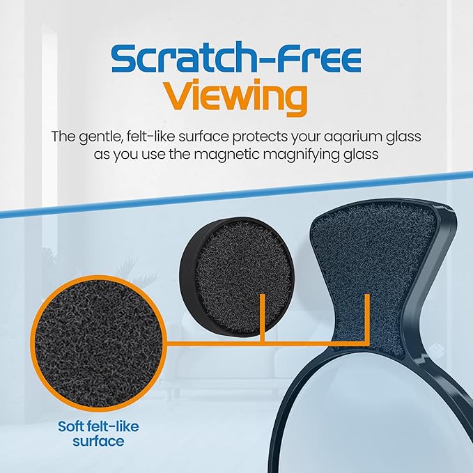 FL!PPER Flipper DeepSee Viewer 3" Nano - Coral and Fish Magnifier for Reef Tank and Freshwater Aquarium Photography and Videography - Magnetic Magnifying Glass