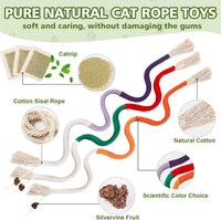 6 Pack Silvervine Sticks for Cat, Natural Catnip Toys – Essentials for Cats - 27 Pack - image 2