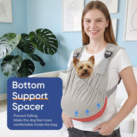 Supet Dog Sling Carrier for Pets - Oat / Regular ( 4 - 12Lbs ) - image 2