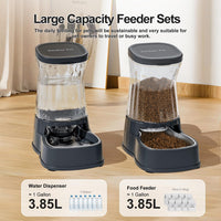 Automatic Dog Water Dispenser & Feeder Food Set - Dark Grey / 1 Gallon (Water & food dispenser) - image 2