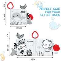 Vicloon Baby Soft Cloth Books - Marine Creatures - image 2