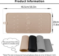 Pet Placemat for Dog and Cat - Taupe - image 2