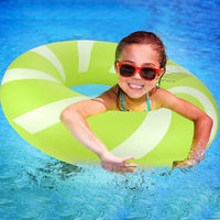 Bestrip Pool Floats Adult Size for Kids Age 8-12 Adults Inflatable - Blue & Yellow & Green - image 3