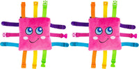 Buckle Toy, Bella Square, Learning Activity - 6.5 inches (Pack of 2)