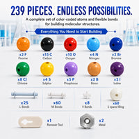 [239 PCS] Organic Chemistry Model Kit - 239-Piece Kit - image 2