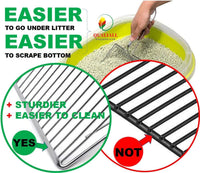 Qualiall All Metal Litter Scoop, Solid Metal Sifter - image 2