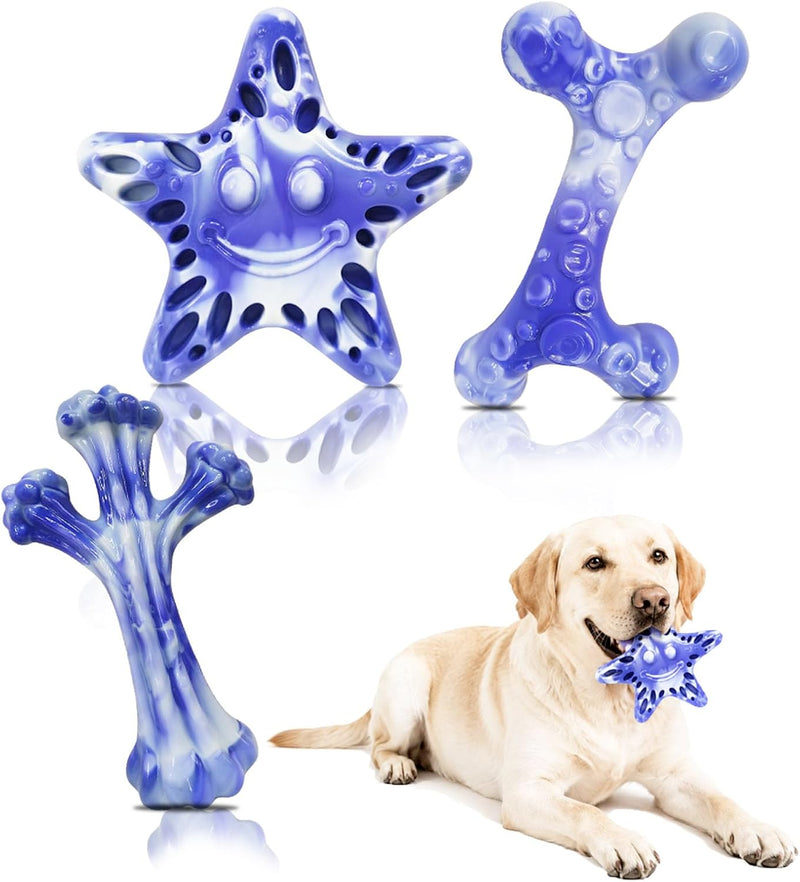 YINEYA Dog Toys for Aggressive Chewers - Purple