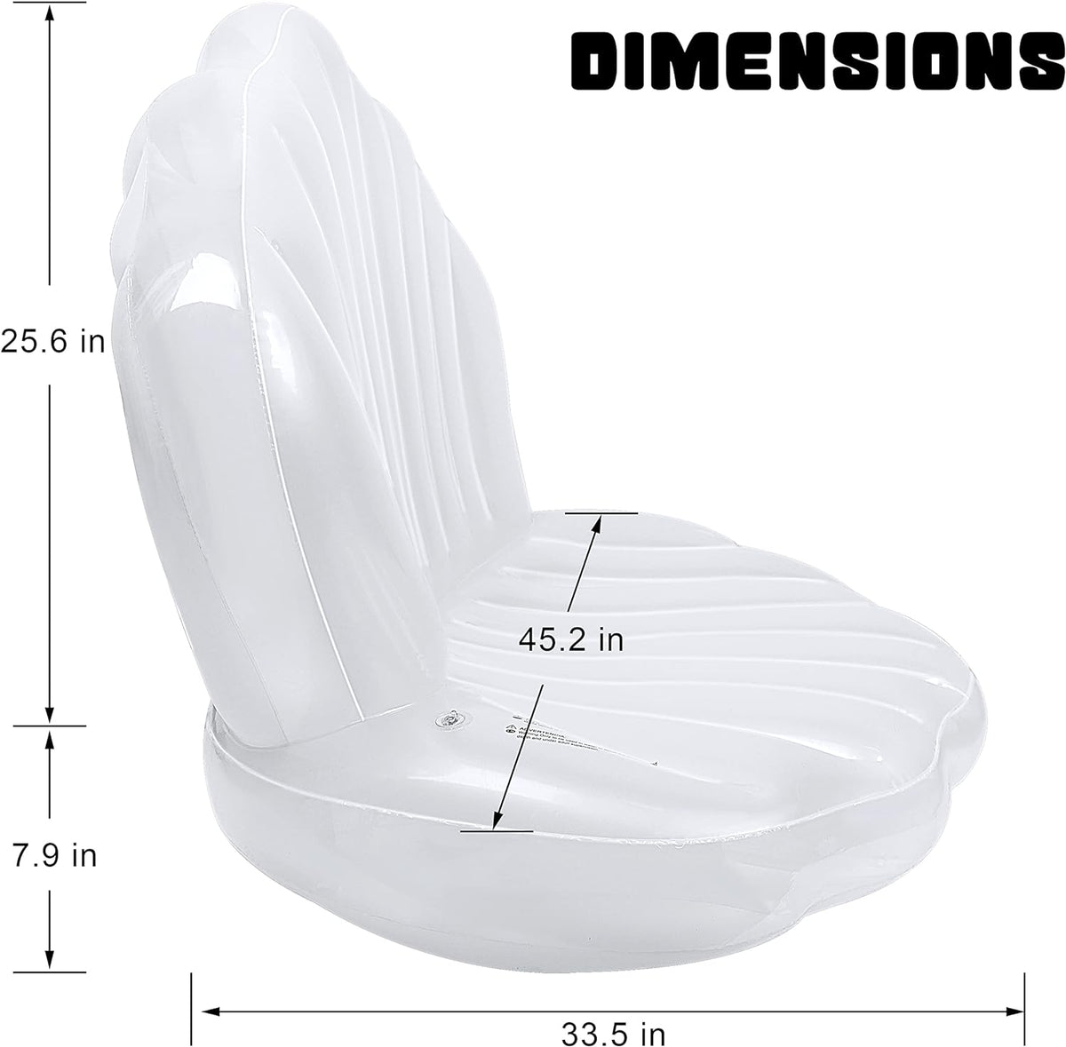 Zcaukya Inflatable Seashell Pool Float, Giant Clam – Fun for Kids & Family - image 2
