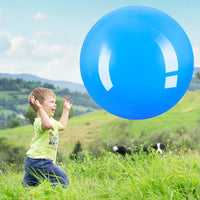 Jenaai giant inflatable bouncy balls in red and blue, 30 inches across - view 14
