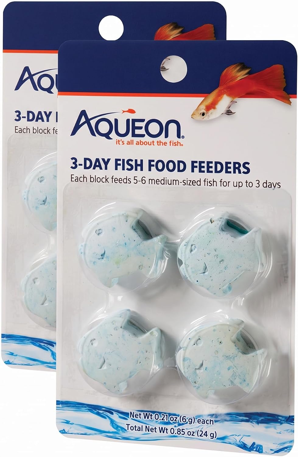 Aqueon Vacation Feeders 7 Day - Unflavored / 0.85 Ounce (Pack of 2)