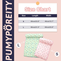 PUMYPOREITY Cooling Dog Bed, Pet Cooling Mat with Pillow - Small / Pink - image 4