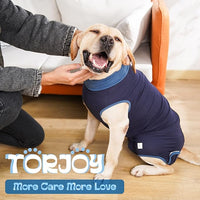 Breathable Dog Surgery Recovery Suit for Male/Female, Professional Dog Recovery Onesie with Zipper After Spay Abdominal Wounds, Anti Licking Cone E-Collar Alternative for Small Medium Large Dog