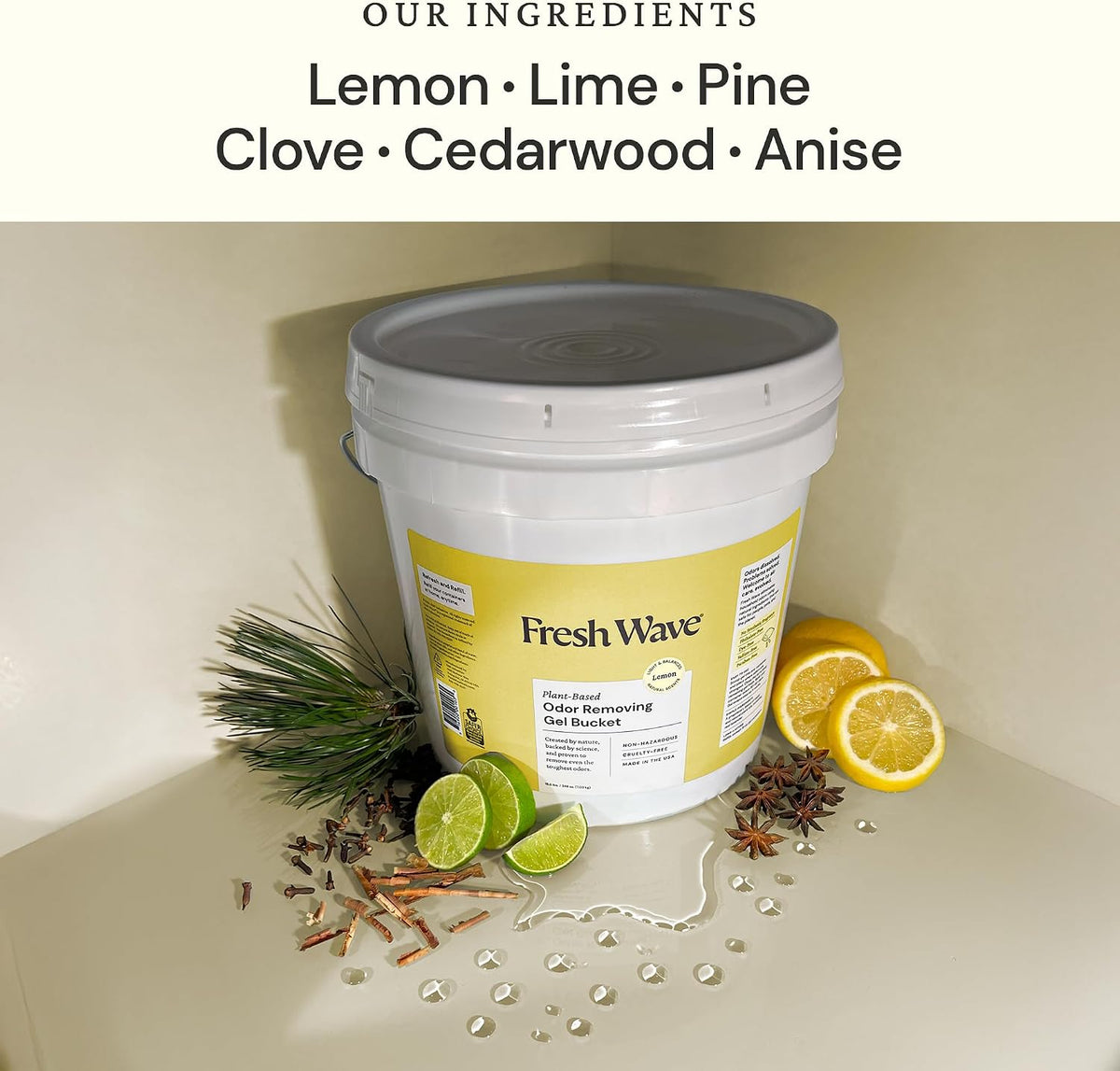 Fresh Wave Lemon Odor Removing Gel Refill - Lemon / 248 Fl Oz (Pack of 1) - image 2