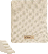 Miorun Dog Stairs for High Beds - Beige / 5.0 / Cover 24.5"H