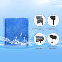 60 Pack Aquarium Rite-Size C Filter Cartridges Compatible with PRO Power Filters 275/375, Power Filters 200/350