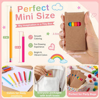Ctosree mini colored pencils in kraft boxes, 6 natural wood pencils per box - view 23