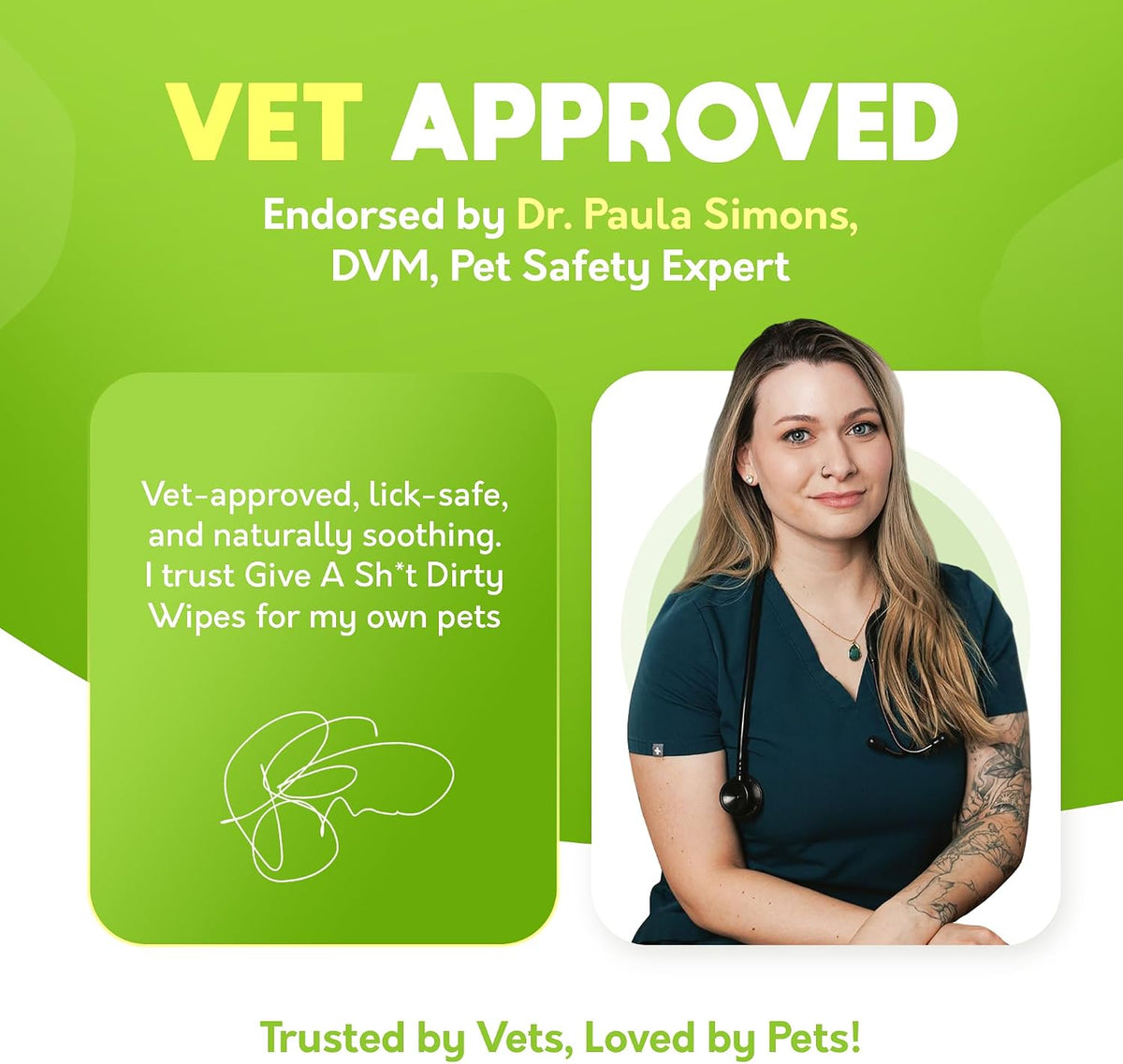 G.A.S Lick-Safe Daily Pet Wipes for Dogs and Cats, Unscented - 1 Count (Pack of 200) / Grooming Wipes - image 2