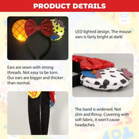 ETLUK Mouse Ears Headband - Yellow - image 3