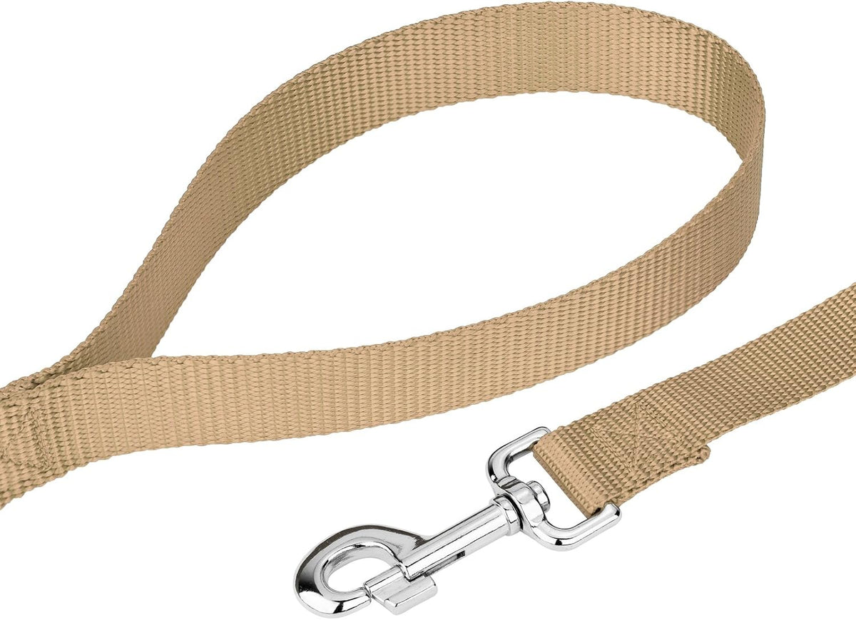 Country Brook Petz, Everyday Nylon Dog Leash - Copper Gold / 6 Foot X 1 Inch Wide (Pack of 1) - image 4