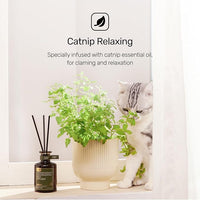 Reed Diffuser for Pet Odor Elimination, White Rose, Non-Toxic & Pet-Friendly Air Freshening, 6 Oz