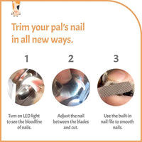 Reinvented Pet Nail Clippers for Your Pal - Small&Medium / Aqua - image 3