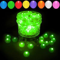 50pcs White LED Balloon Lights - 100PCS / Green - image 2