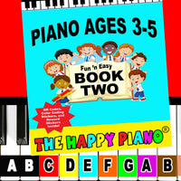 The Happy Piano Toddler Piano Book 1 Kit for Kids Ages 3-5 - Book 2