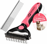 Sinko Shedding Brush For Dog and Cat - Brush pink