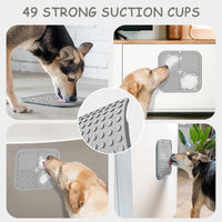 ChefAide 2 Pack Lick Mat for Dogs - Khaki+Dark Gray - image 4
