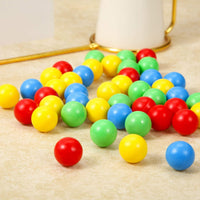 Gejoy 150 plastic replacement marbles in assorted colors for frog games - view 4