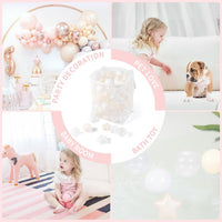 TRENDPLAY Star Ball Pit Balls for Toddlers 50 100 200 Count Star - Beige / 50 - image 3