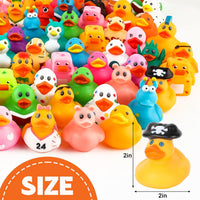 DMSKY 52 Pcs Halloween Rubber Ducks in Bulk, Assorted Styles – Fun for Kids & Family - Pack of 200 - image 3