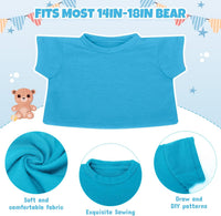 Skylety Bear Shirts Stuffed Animal Clothes for 14-18 Inch - Rainbow - image 2